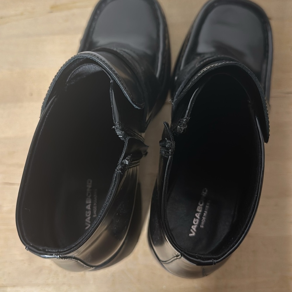 Vagabond Black Ankle Boots - Picture 6 of 15